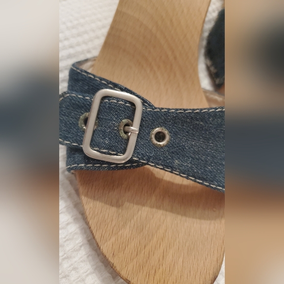 MARC JACOBS -size 9- wood sole slides/ sandals/shoes -clogs - Picture 4 of 6